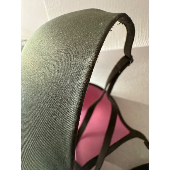 Victoria's Secret PINK Push-Up Bra 34D Army Green & Red Comfy Fit - Picture 7 of 11